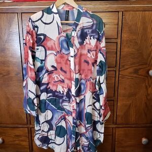 Jeune Jeunesse Floral Print Women's Tunic